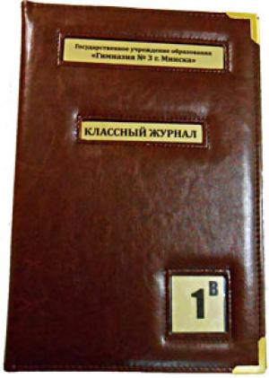 классный журнал из кожзама